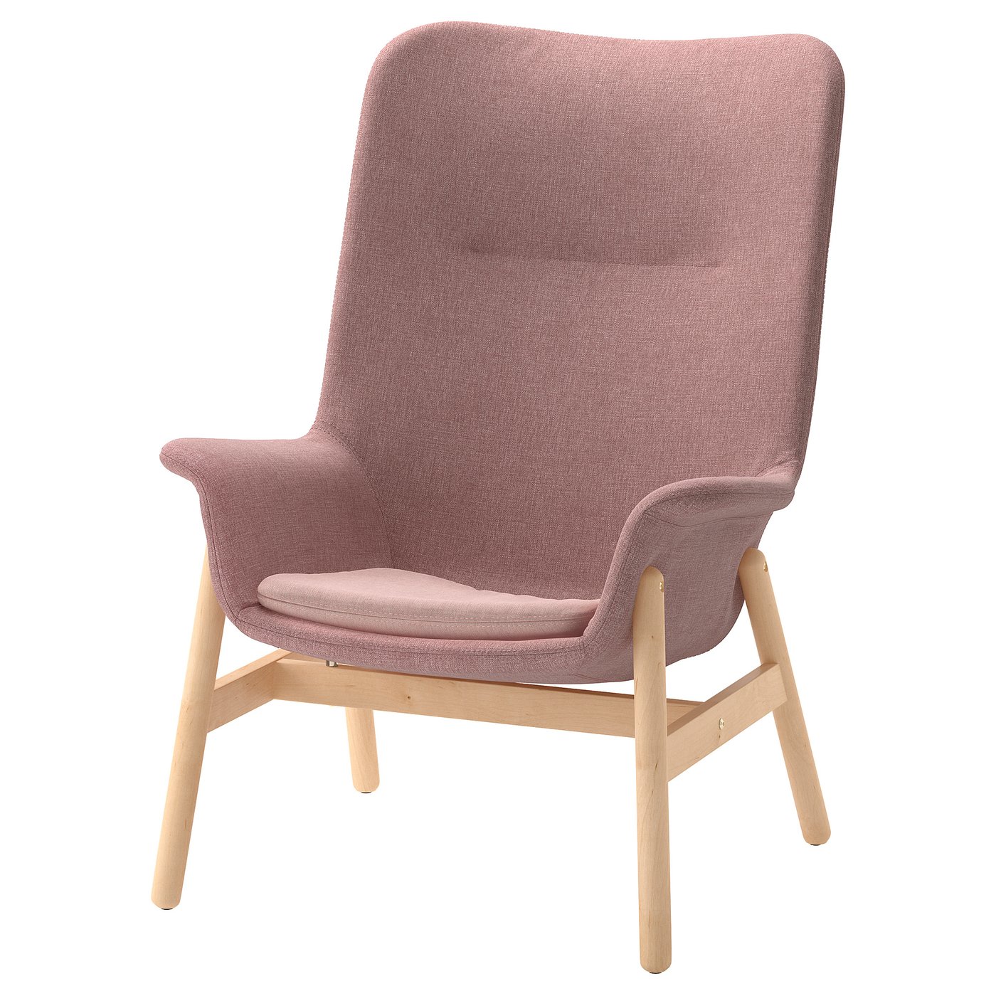 VEDBO Armchair, Gunnared light brown-pink, Width: 31 1/2