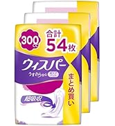 Amazon | [大容量]ウィスパー うすさら安心 170cc 22枚 (尿漏れパッド