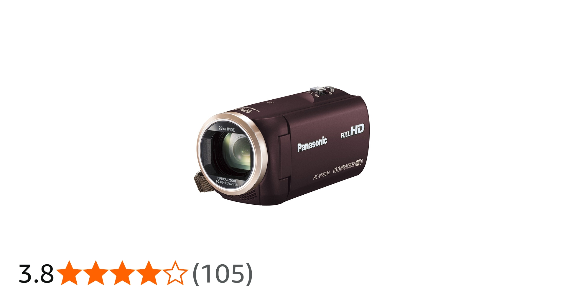 Panasonic HC-V550M-T ビデオカメラ 2036 パナソニック HC-V550M-T