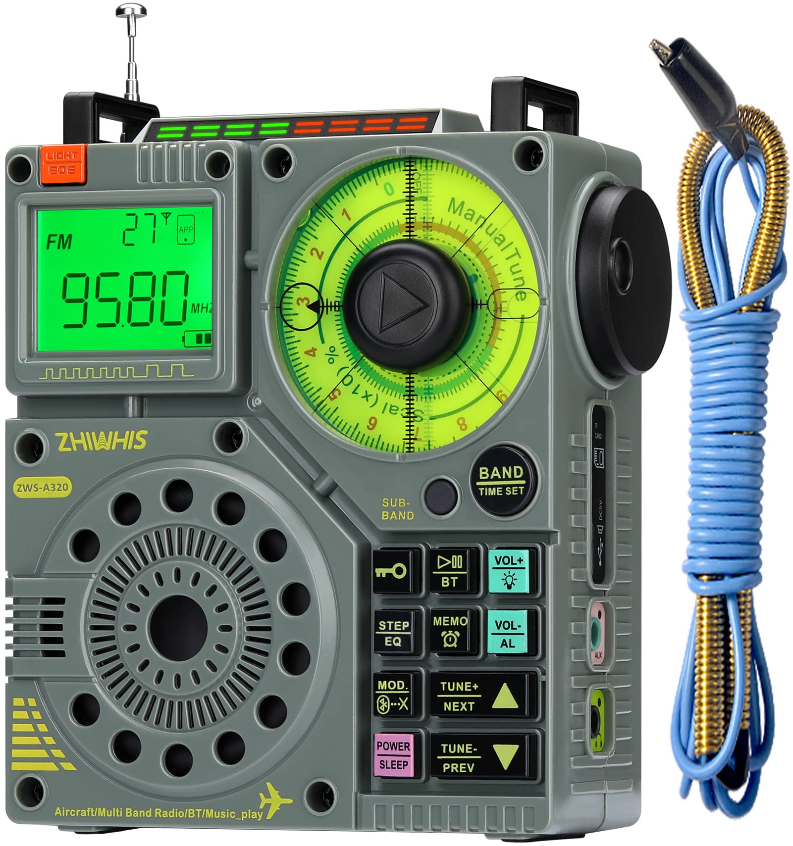 Amazon.com: ZHIWHIS Shortwave Radio with Bluetooth and APP Control