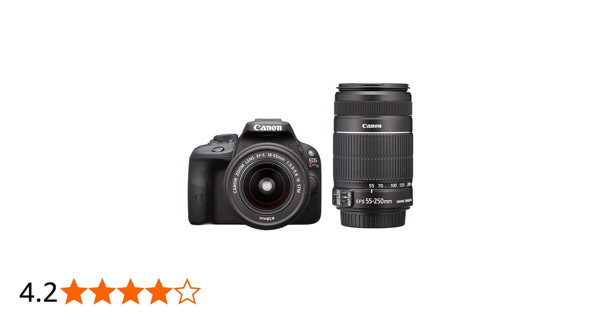 Canon EOS Kiss X7 ダブルズームレンズキット キヤノン：カメラ本体と