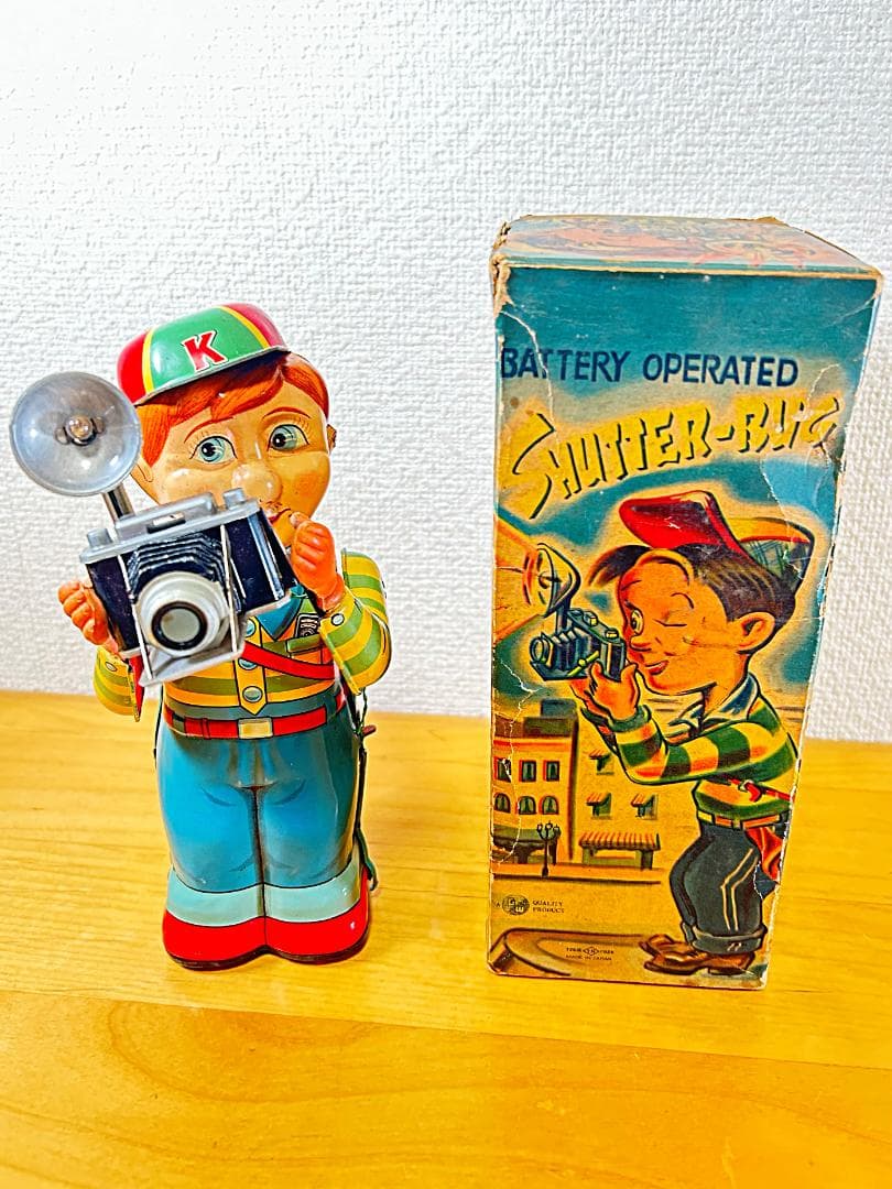 完動品 野村トーイ シャッターバグ shutter bug カメラ小僧 箱付 完動品 野村トーイ シャッターバグ shutter bug カメラ小僧 箱付-安い