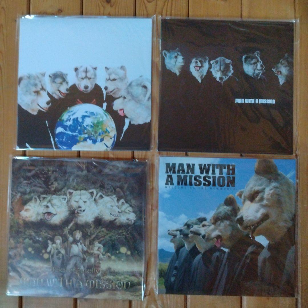 MAN WITH A MISSION レコード 4枚セット MAN WITH A MISSION (再プレス/アナログレコード) : MAN WITH A