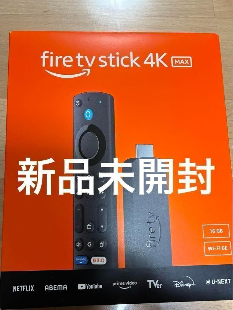 【新品未使用】Amazon Fire TV Stick 4K MAX Amazon Fire TV Stick 4K Max(マックス)