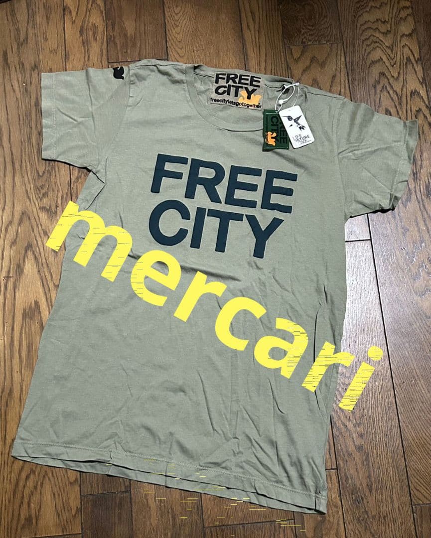 新品タグ付きFREECITY☆フリーシティTシャツ 楽天市場】FREE CITY フリーシティ 4art 半袖 Tシャツ ウォッシュ
