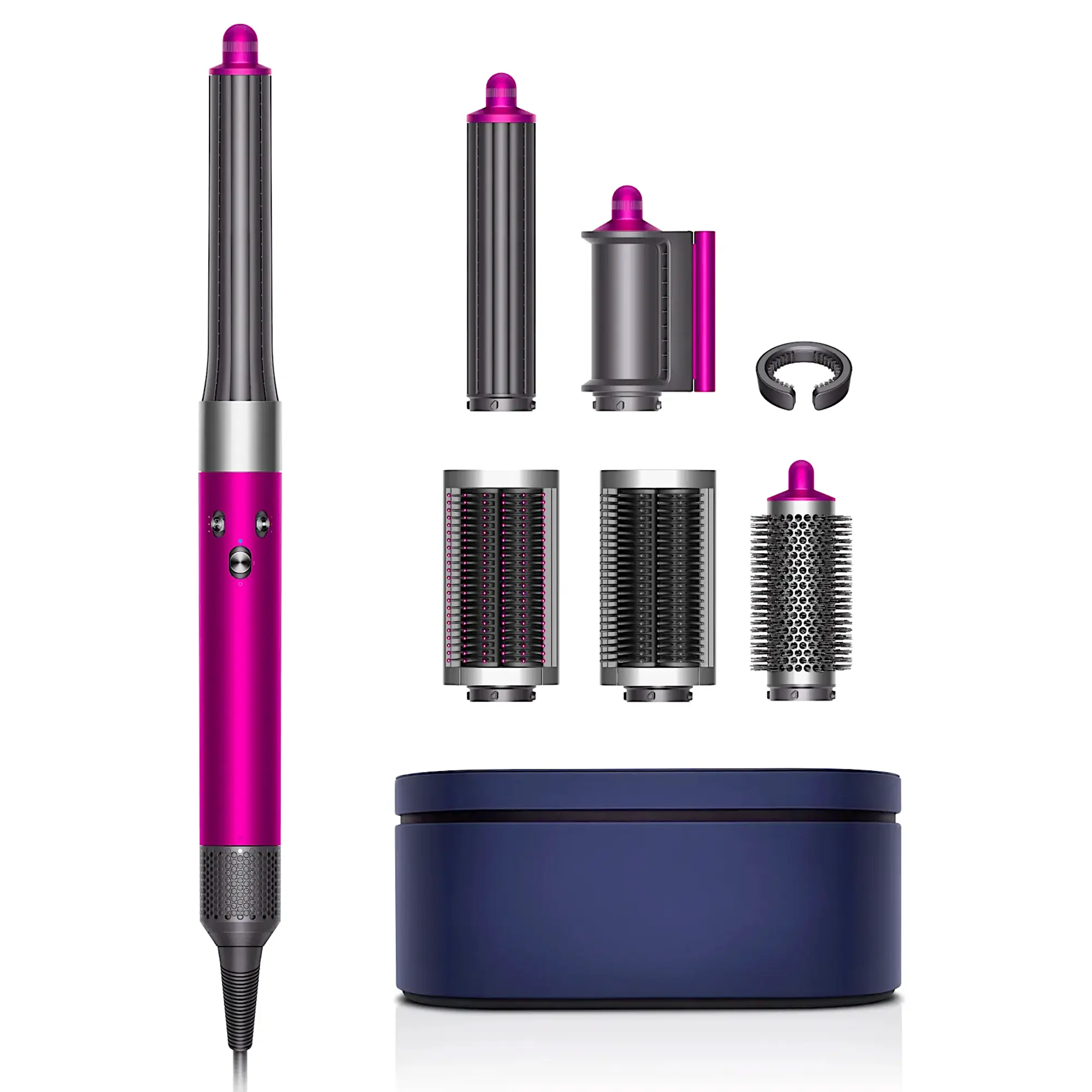 Dyson Airwrap Multi-styler Complete Long In Fuchsia & Nickel