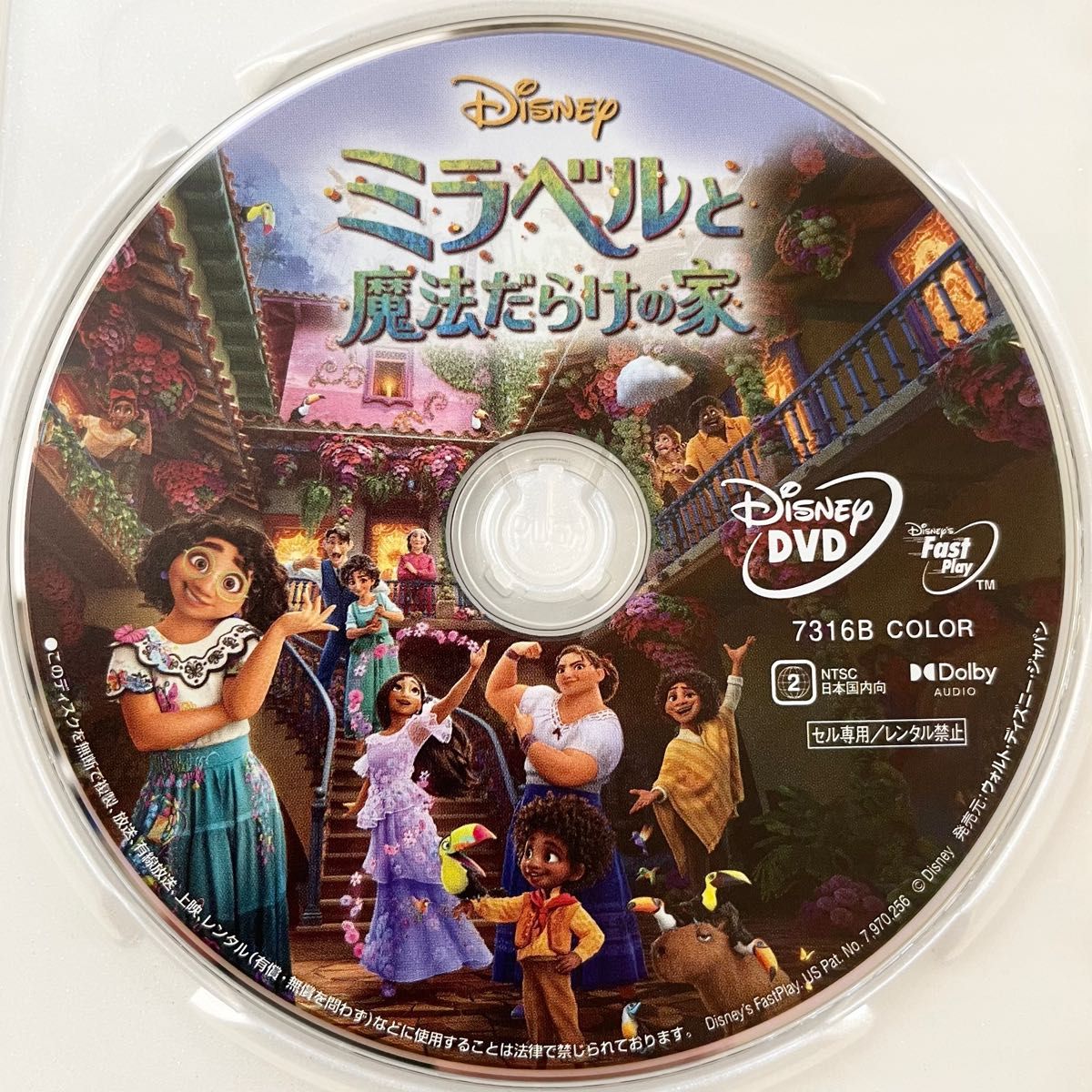 ミラベルと魔法だらけの家 DVDディスクのみ 【国内正規版】 新品未再生