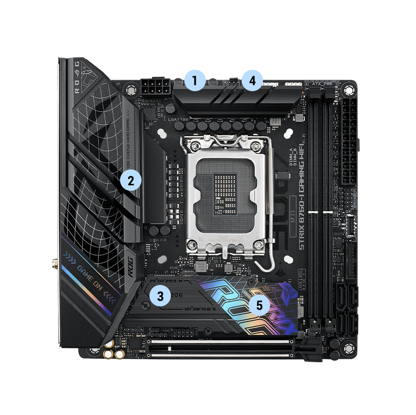 ROG STRIX B760-I GAMING WIFI | Placas base | ROG Spain